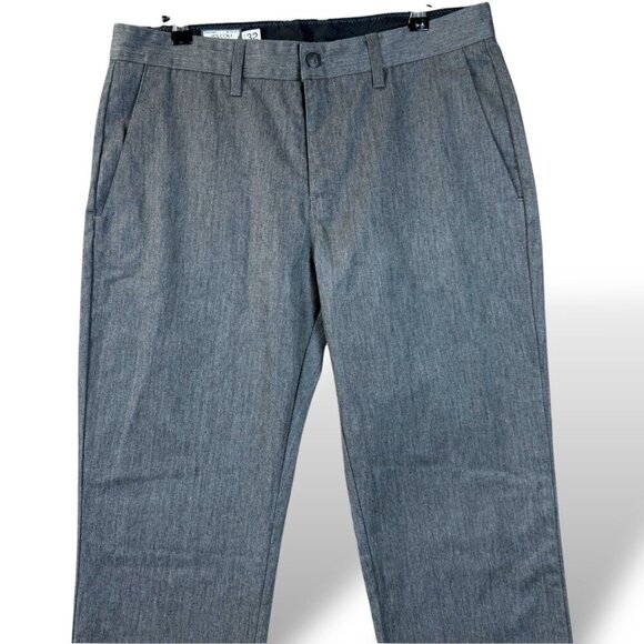 Volcom Pants Mens Sz 32 Charcol Grey Frickin Modern Chino Straight Leg Workwear - Picture 4 of 14